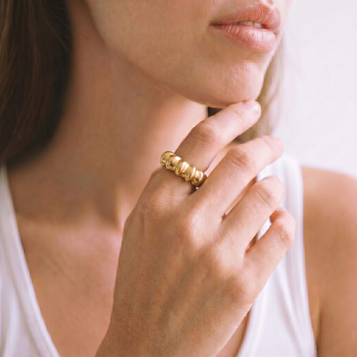 Noble Crown Band Ring | Rica
