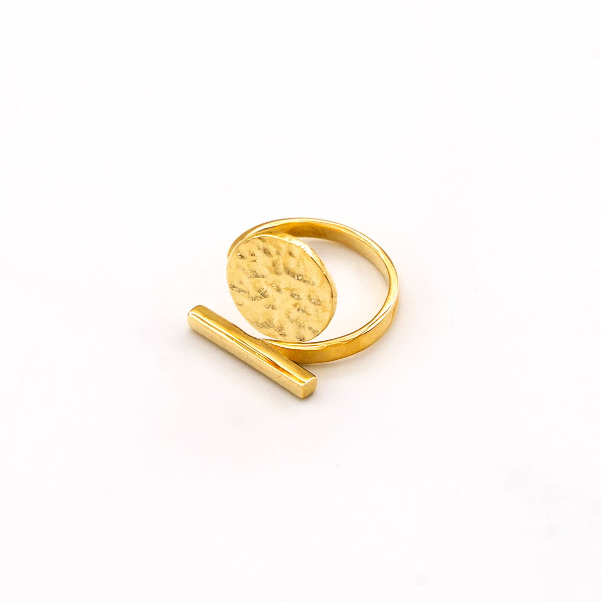 Hammered Open Ring | Nuru