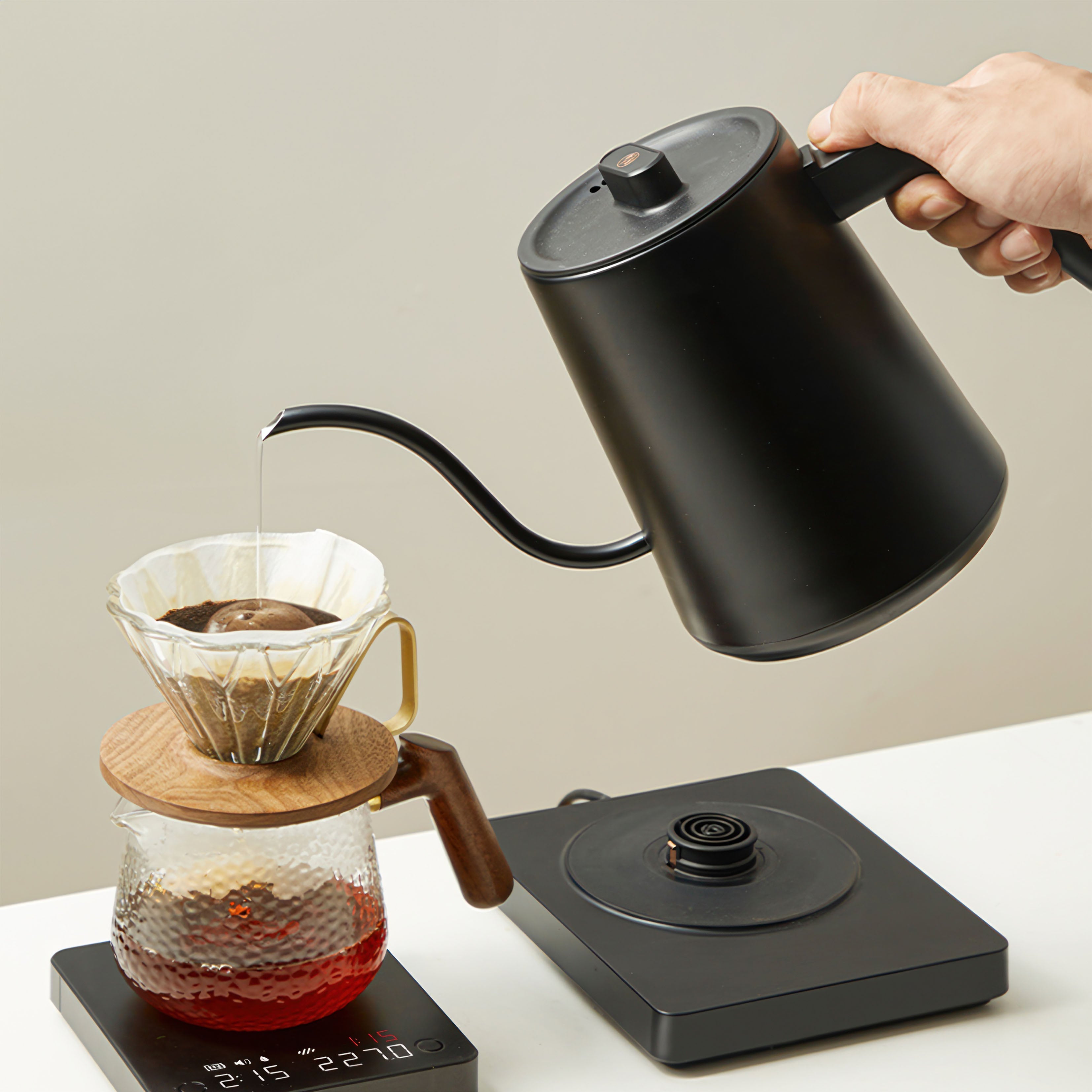 Electric Gooseneck Pour-Over Kettle