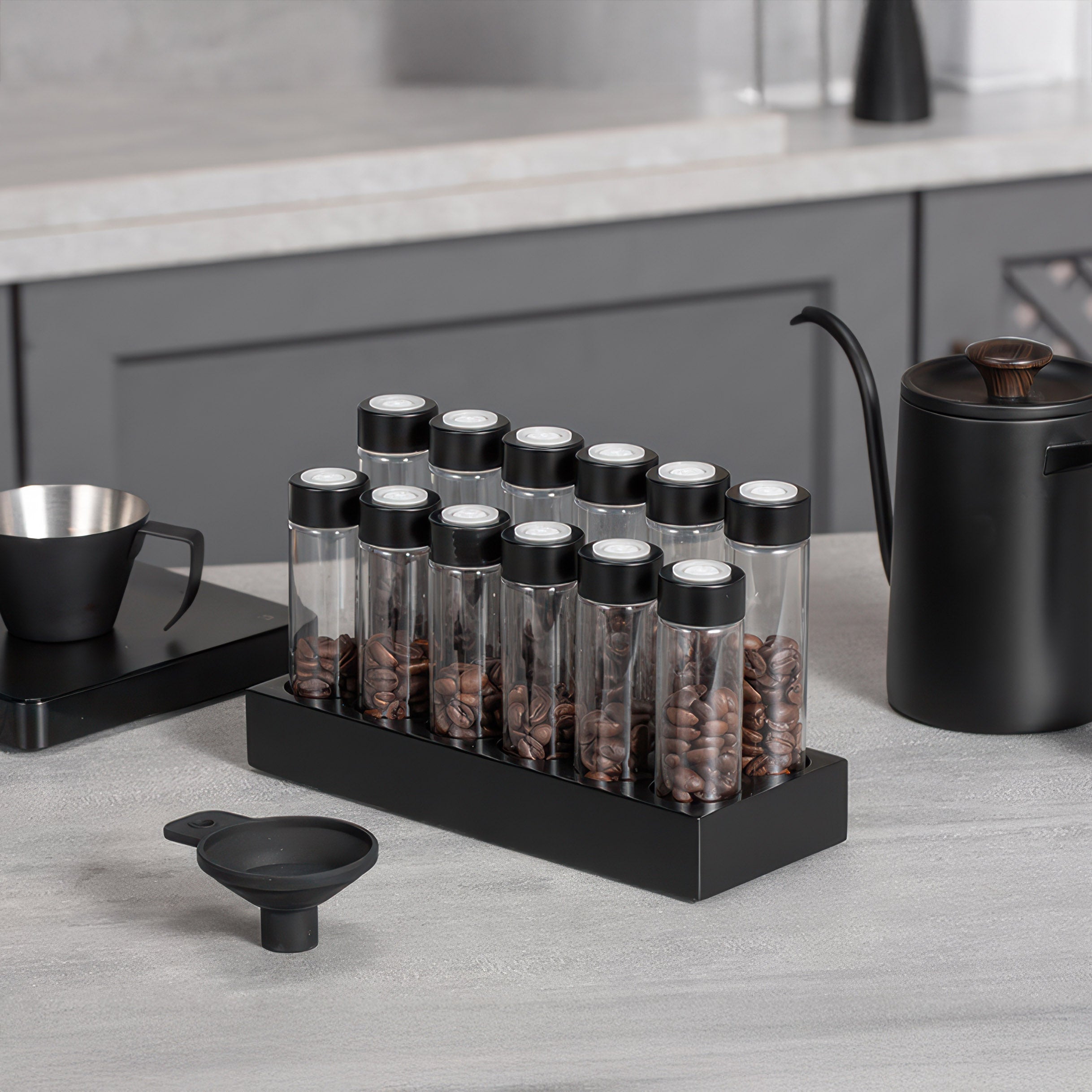 Barista Coffee Bean Storage Tube Set