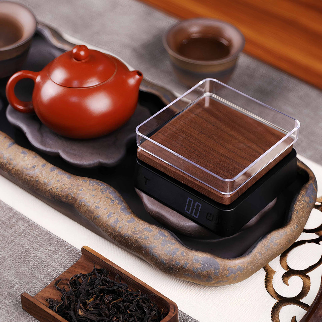 Solid Wood Electronic Scale for Tea and Coffee