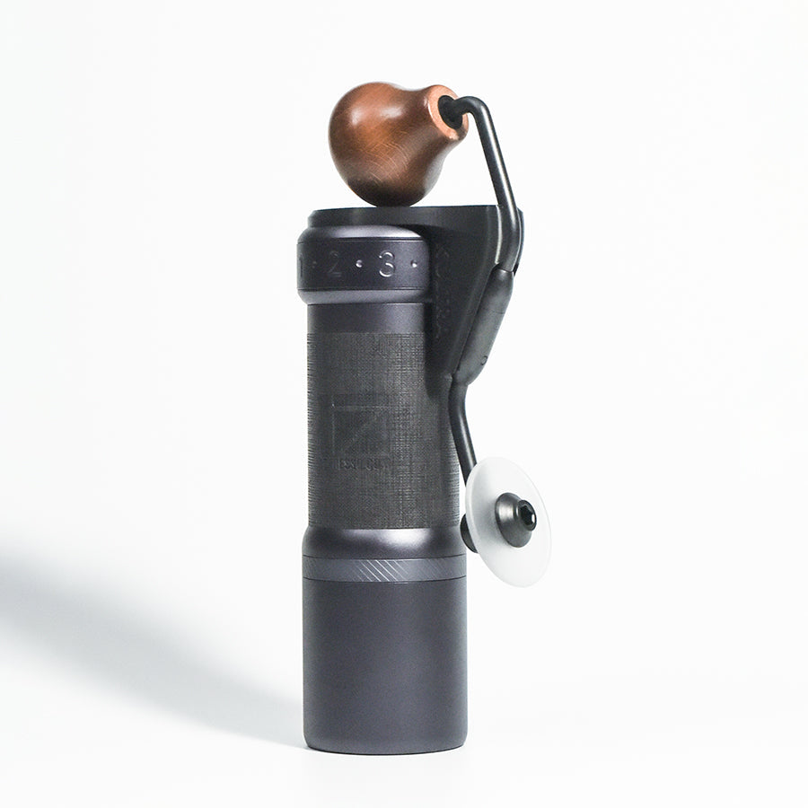 Cap and Handle Holder for Manual Coffee Grinders