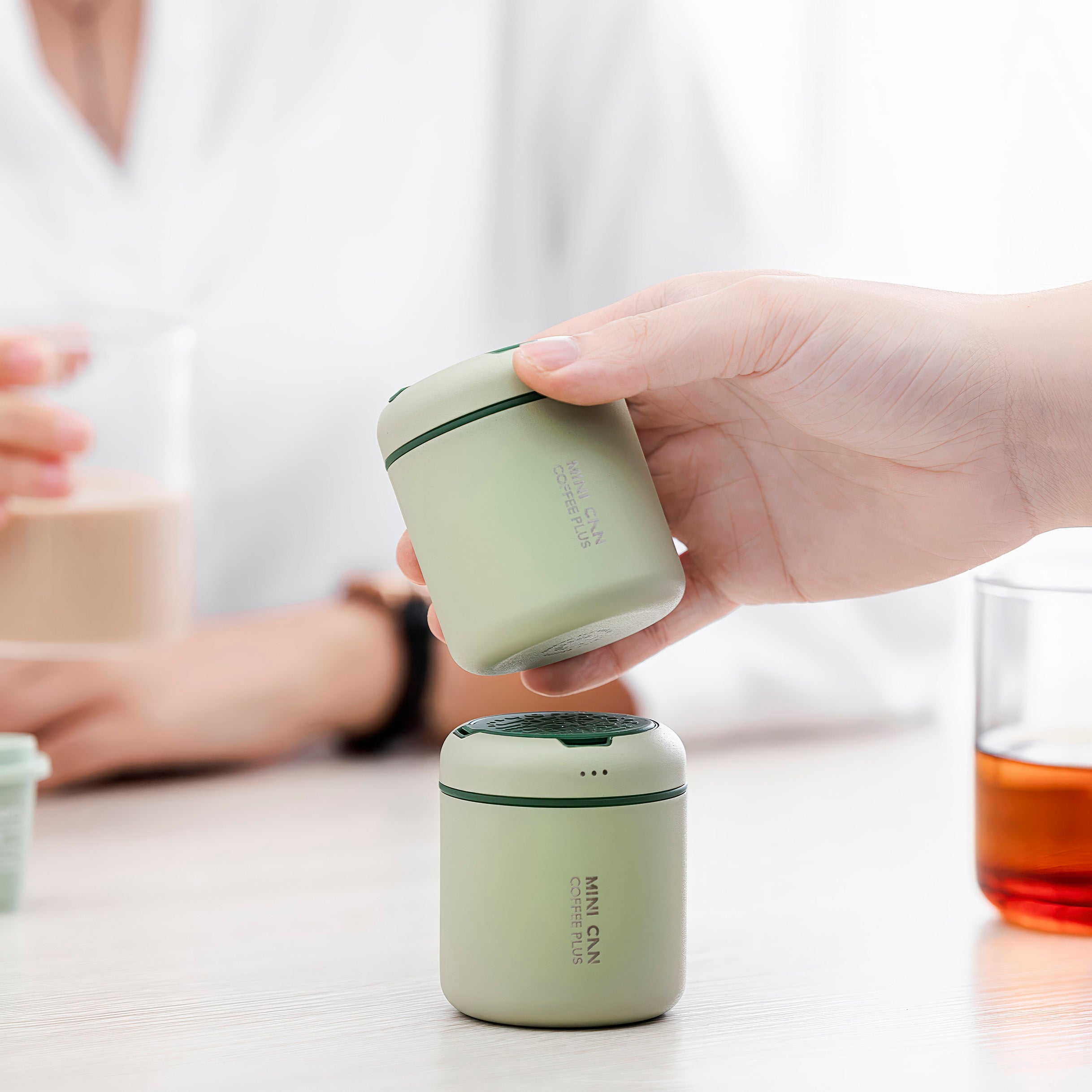 Portable Travel Coffee Bean Canister