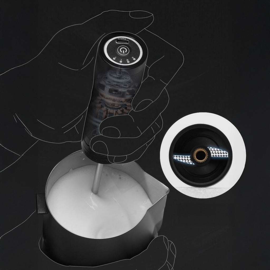 Electric Handheld Milk Frother Rechargeable
