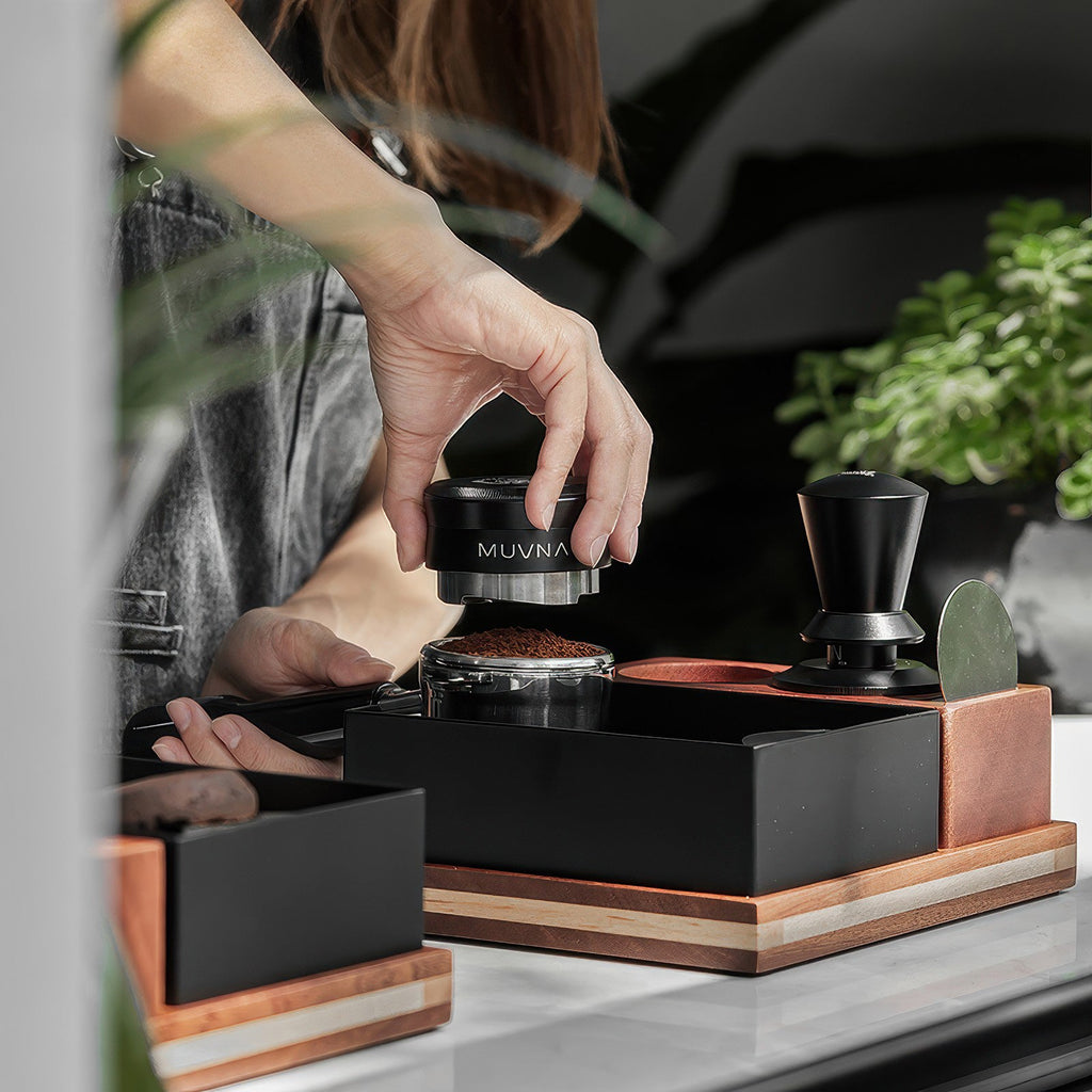 Premium Wooden Tamping Station Organizer