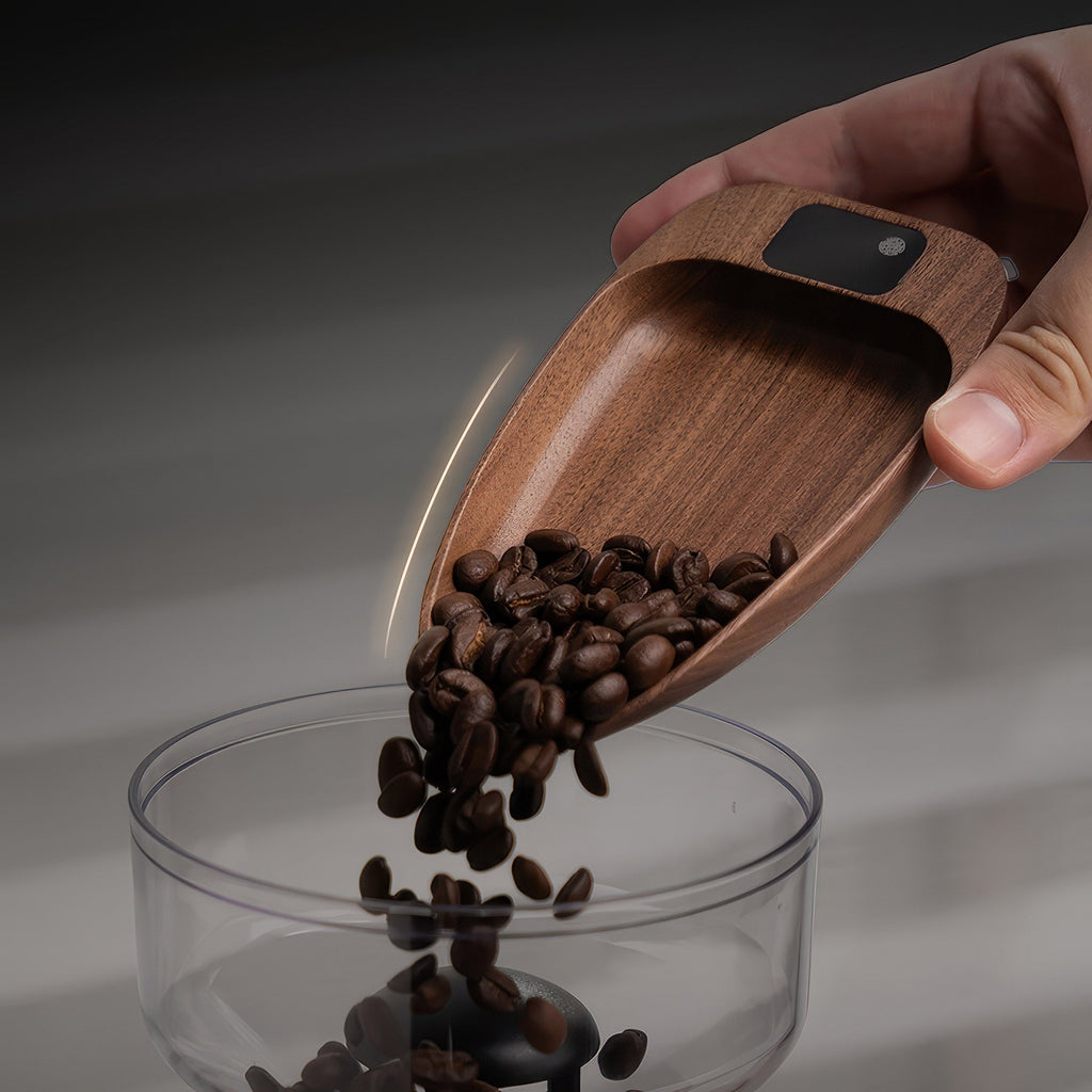 Walnut Wood Coffee Scale for Espresso