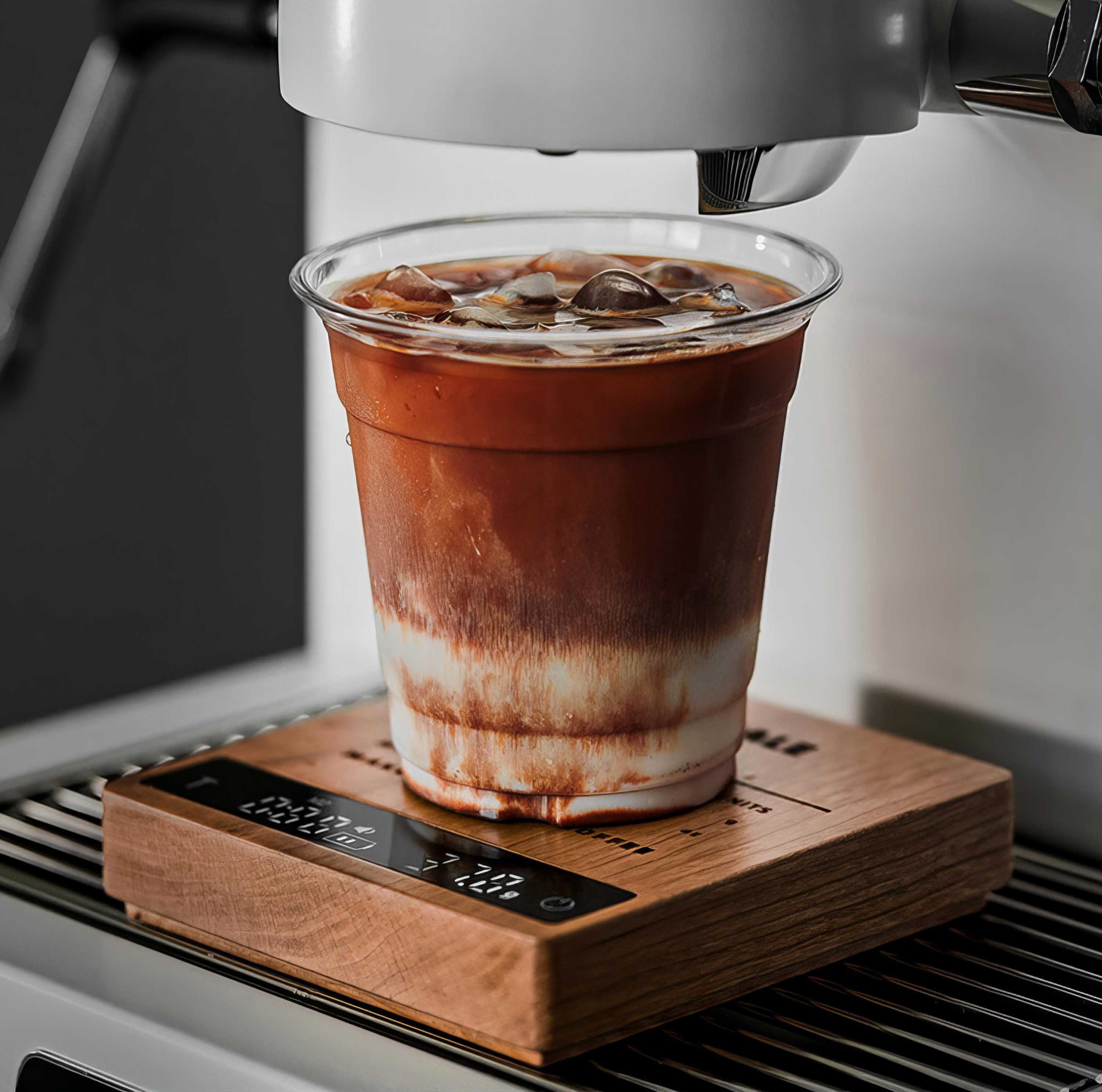 High Precision Wooden Coffee Scale with Touch Sensor