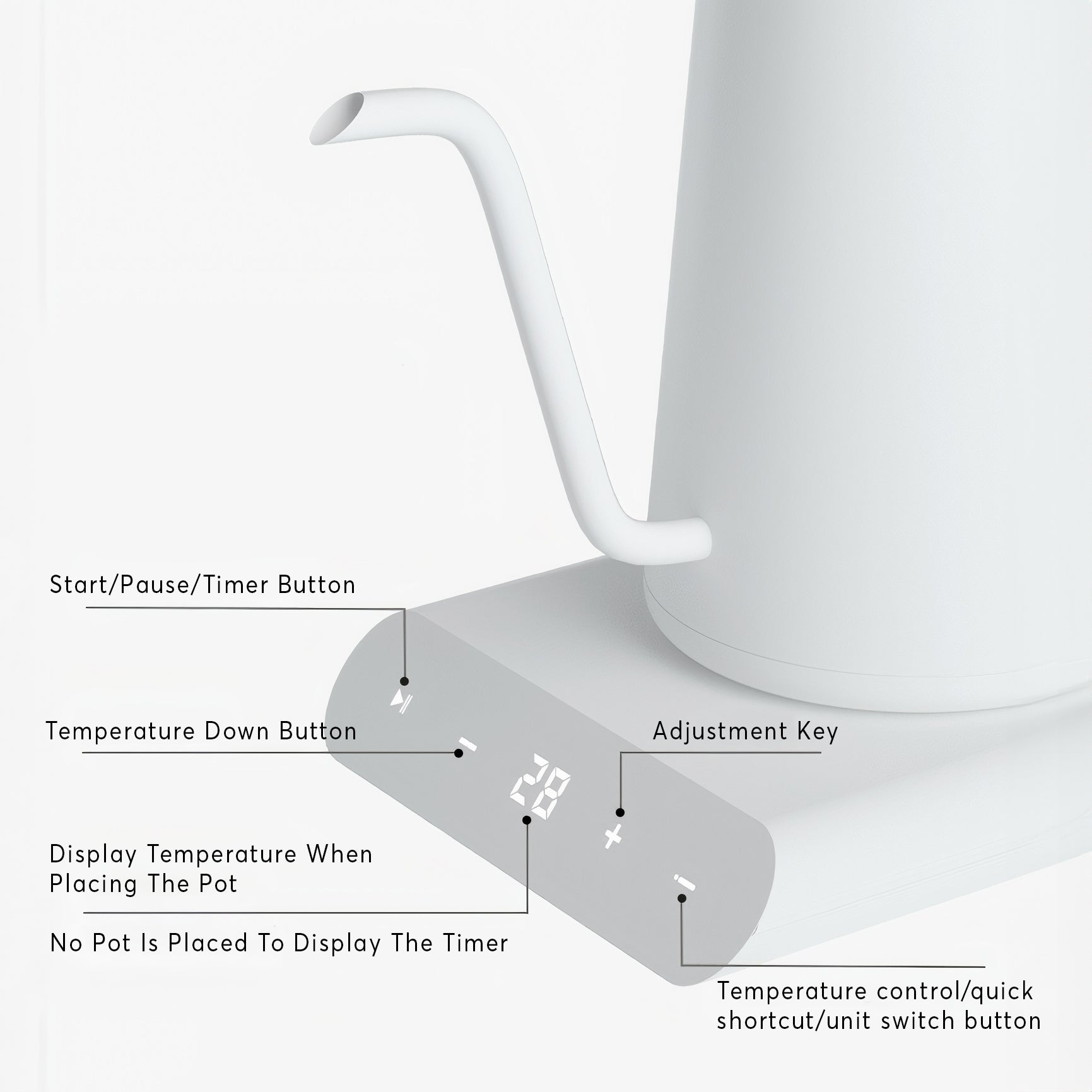 Premium Hand Brewed Coffee Kettle