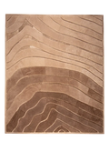 OMBRÉ – Custom Made Shearling and Cowhide Rug
