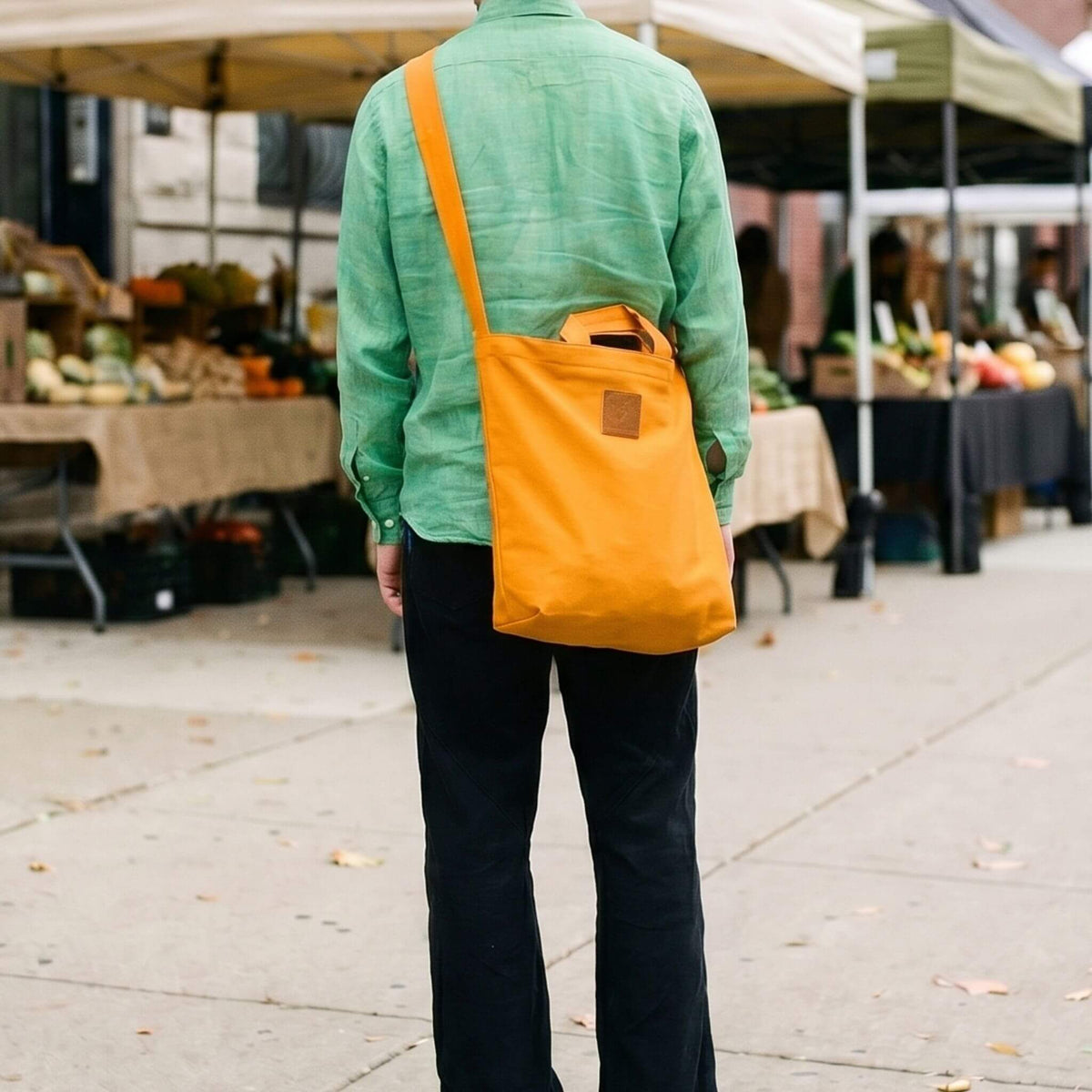 Zippered Canvas Tote Bag | Amani