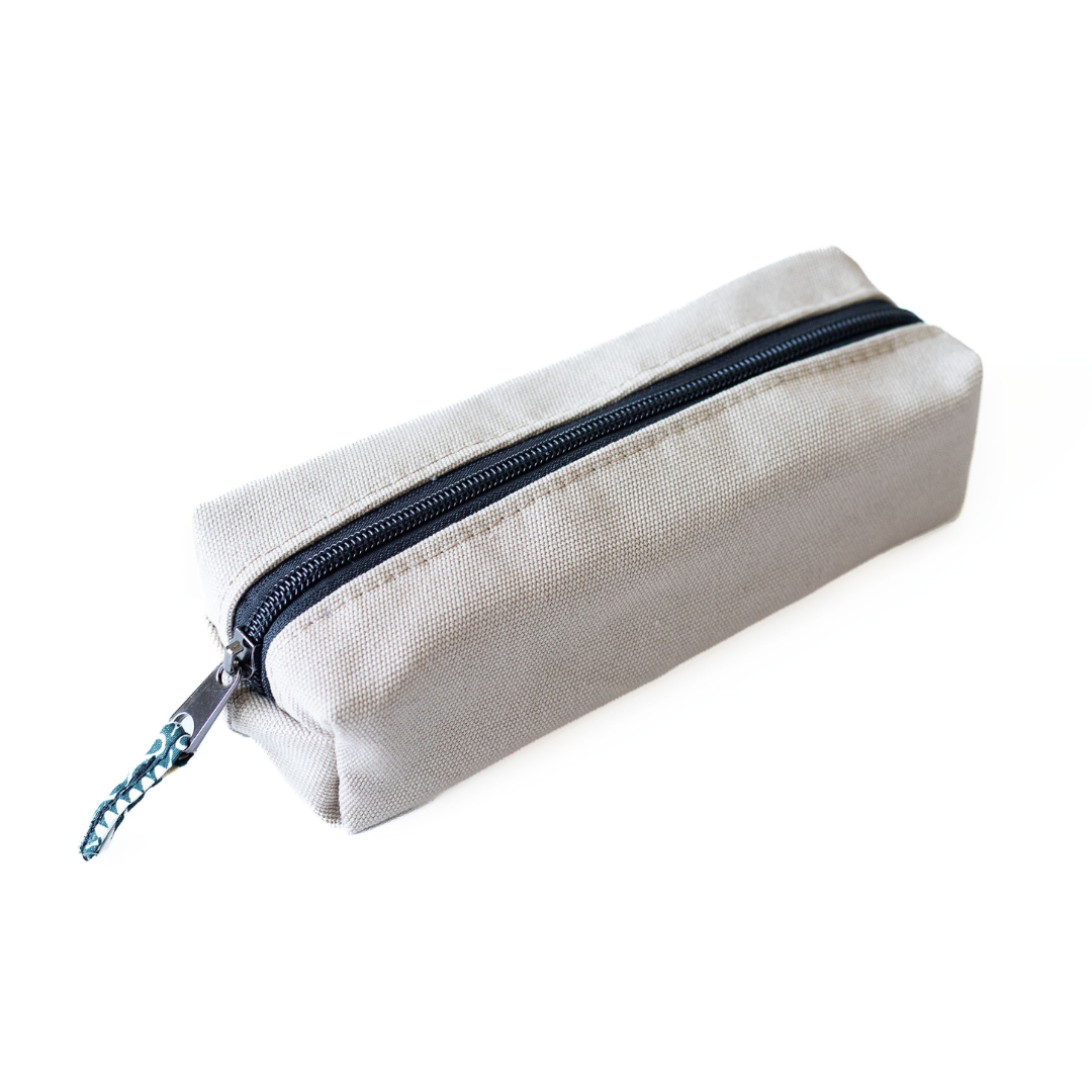 Canvas Pencil Pouch Bag, Everyday Pencil Case