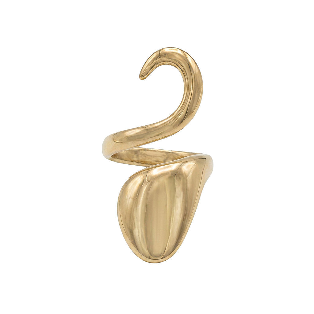 Petal Wrap Open Ring for Women | Kivuli