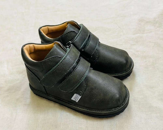 Barefoot Toddler Sneakers | Flexible Wide Toe Box Kids Shoes | Forest Green