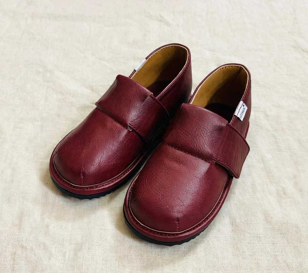 Kids Slip-On Dress Shoes – Toddler School & Wedding Shoes with Easy-Close Velcro Strap