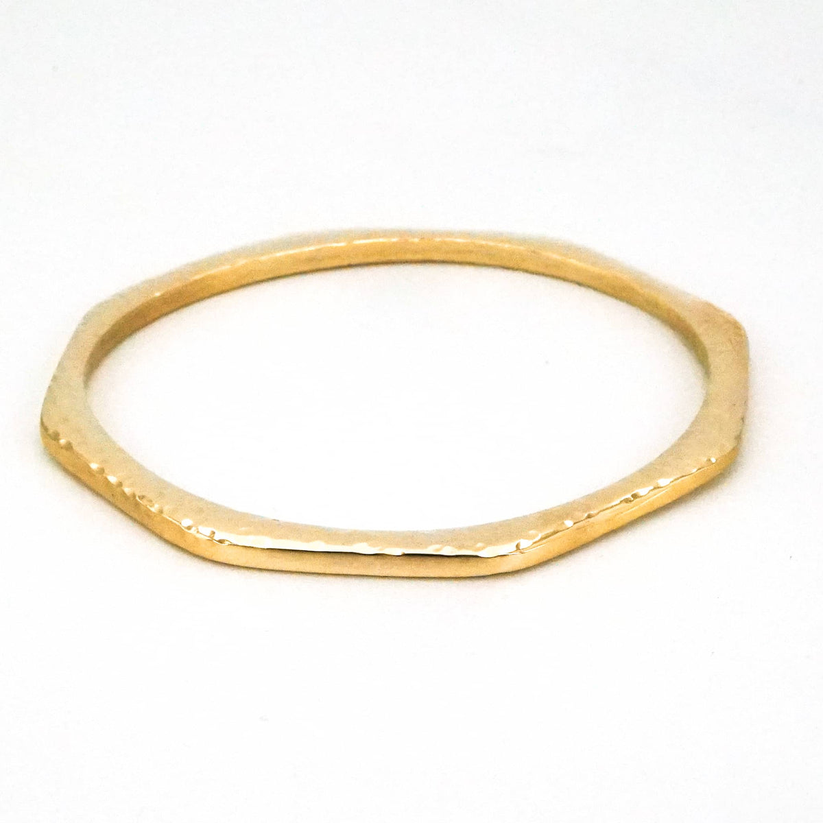 Octagon Stackable Bracelet | Pia Brass Bangle