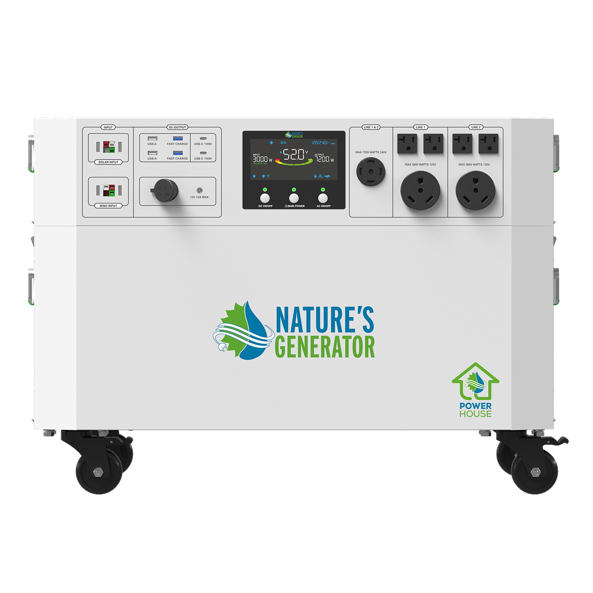 Powerhouse Gen 2 Solar and Wind Generator