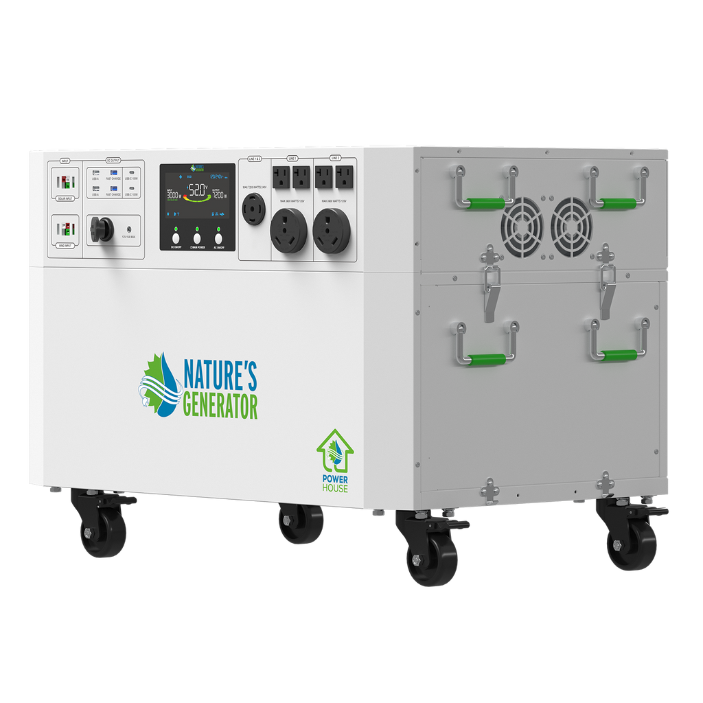 Powerhouse Gen 2 Solar Generator and Transfer Switch