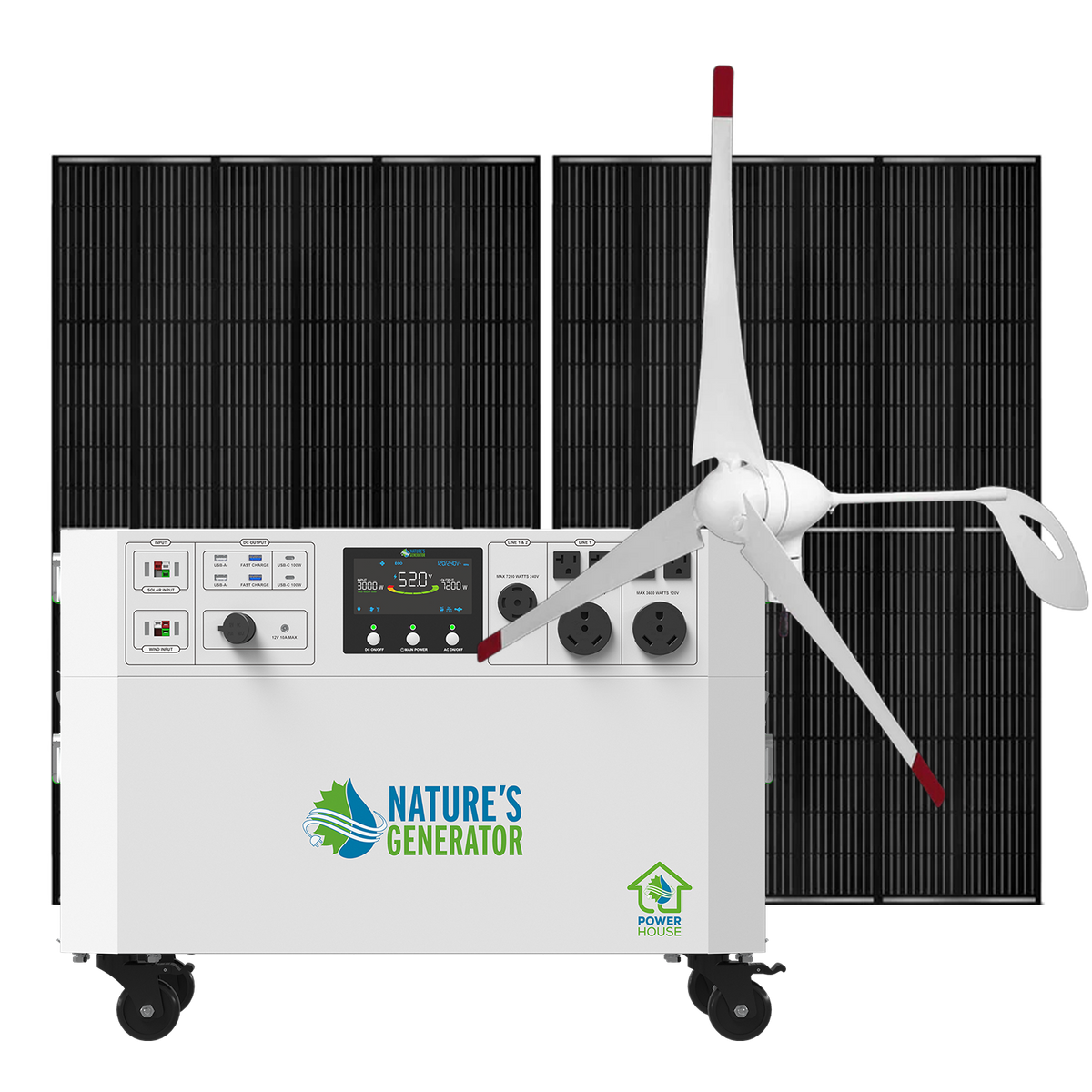 Powerhouse Gen 2 Solar and Wind Generator