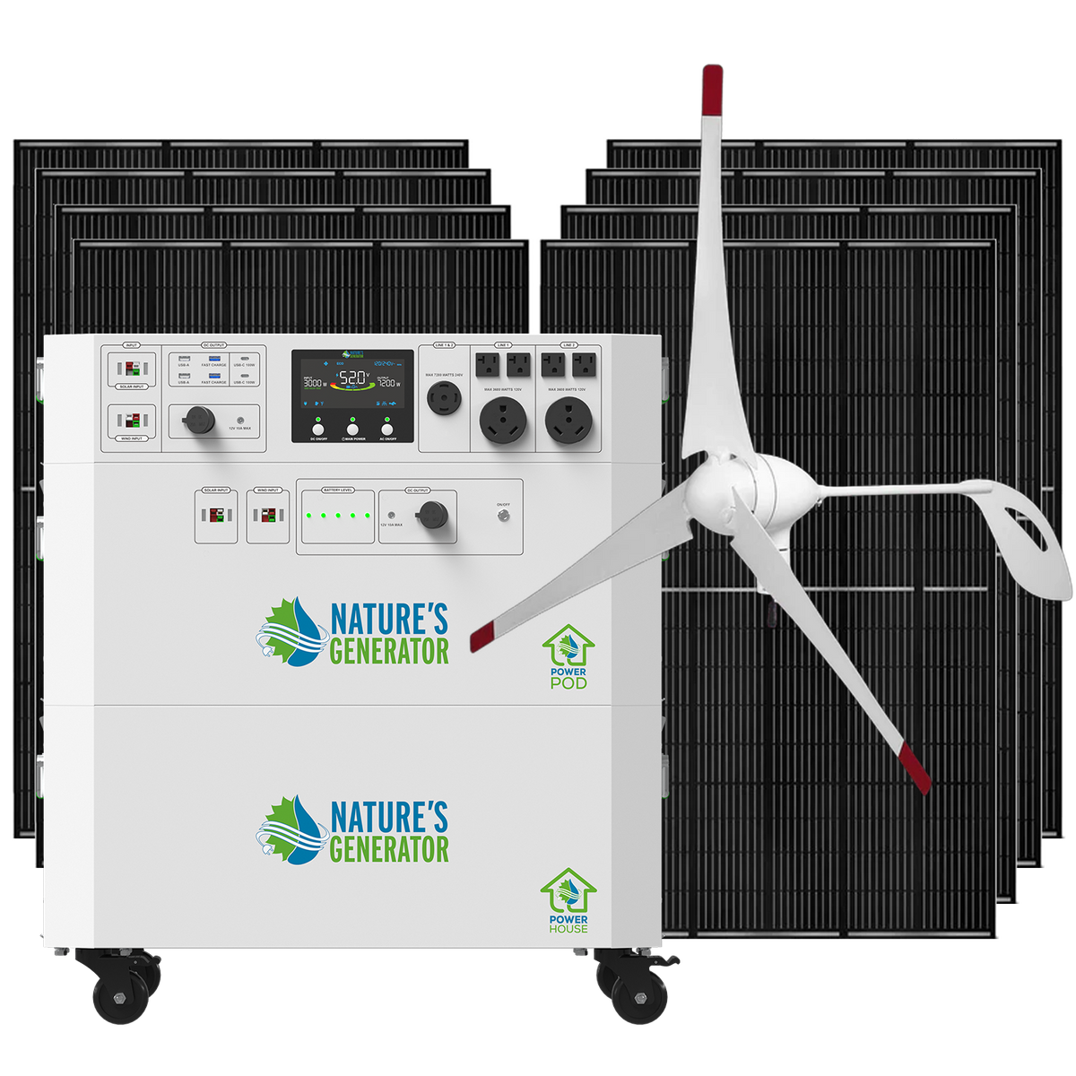 Powerhouse Gen 2 Solar and Wind Generator