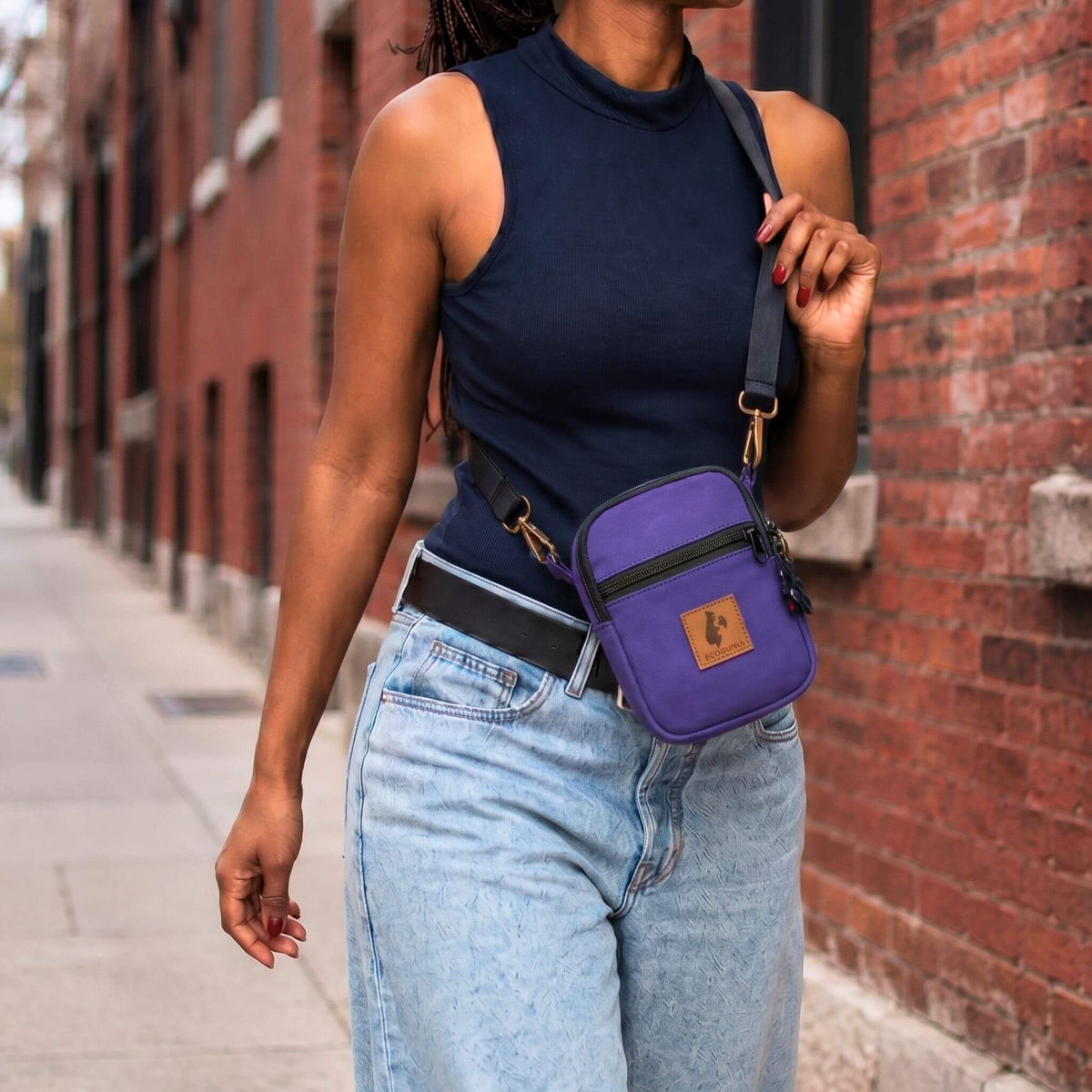 Convertible Canvas Crossbody Sling Bag 1L | Rozi