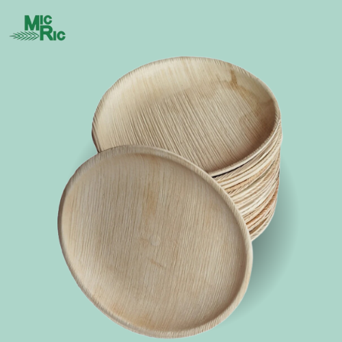 Palm leaf  6 Inch Round Plate (600 Pack)
