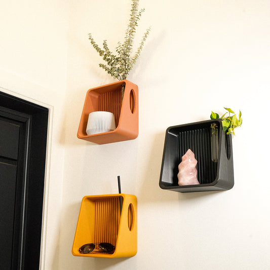 Modern Floating Wall Shelf, Propagation or Reed Diffuser