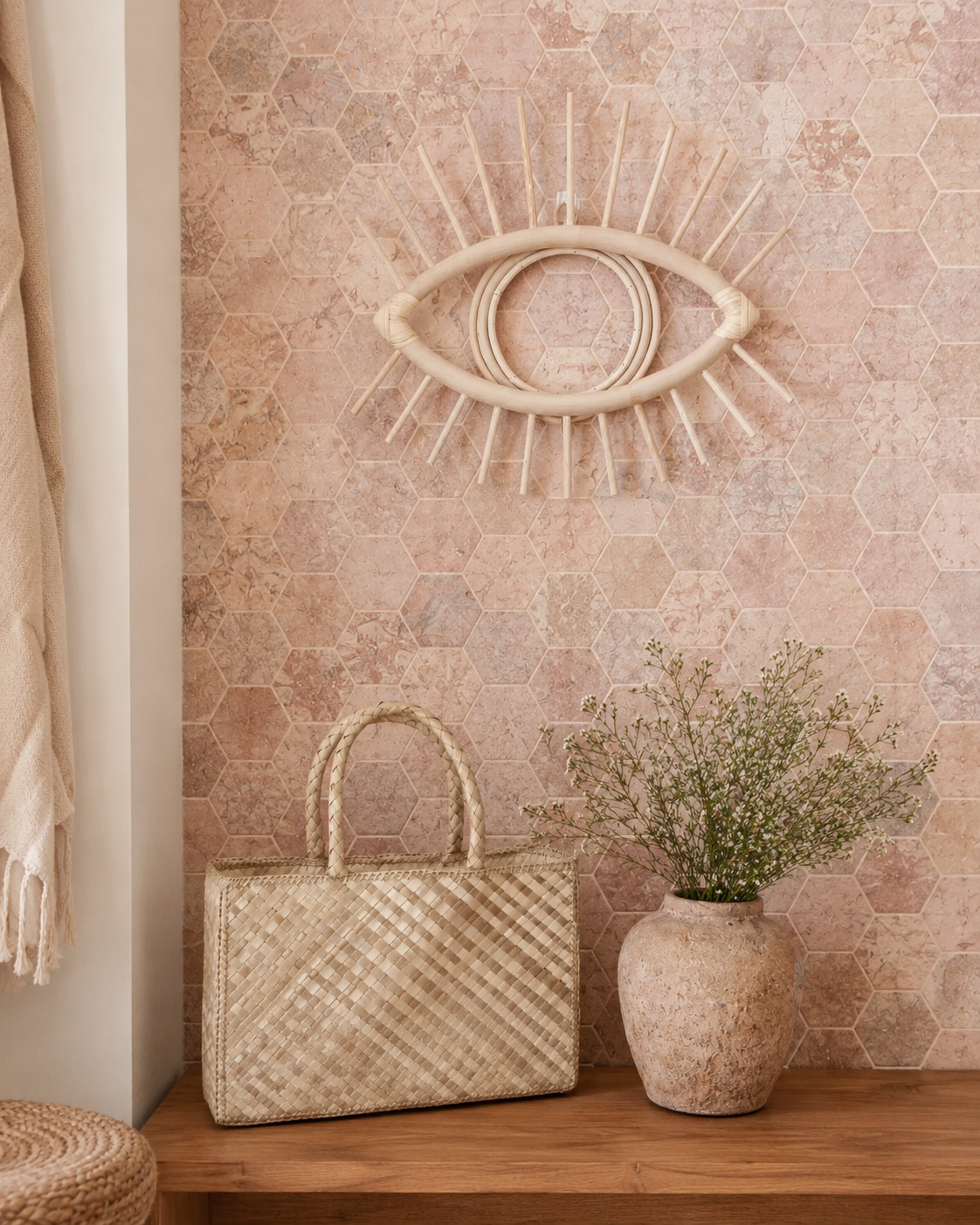 Rattan Eye Decor