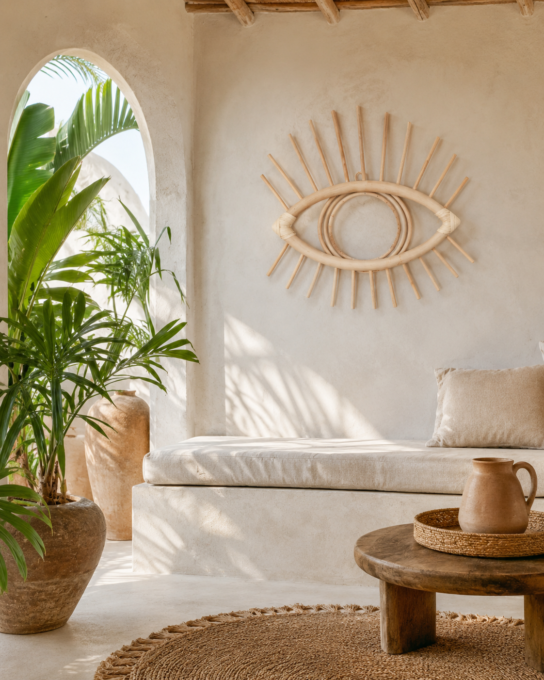 Rattan Eye Decor