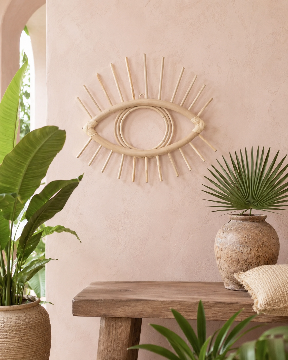 Rattan Eye Decor