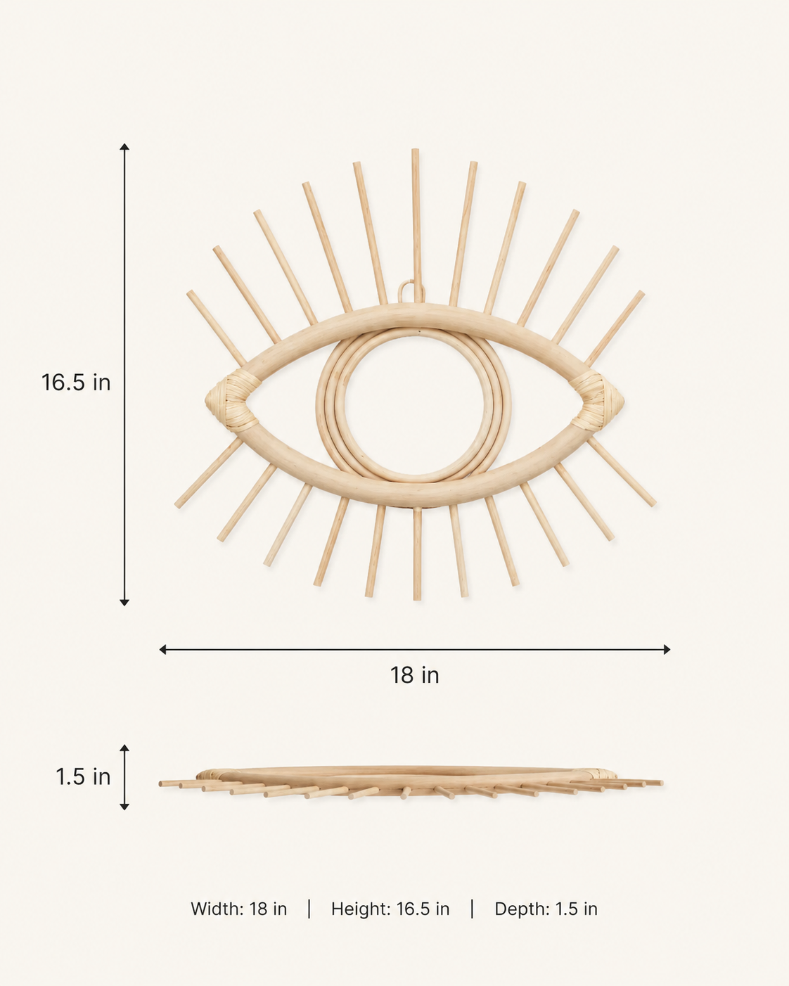Rattan Eye Decor