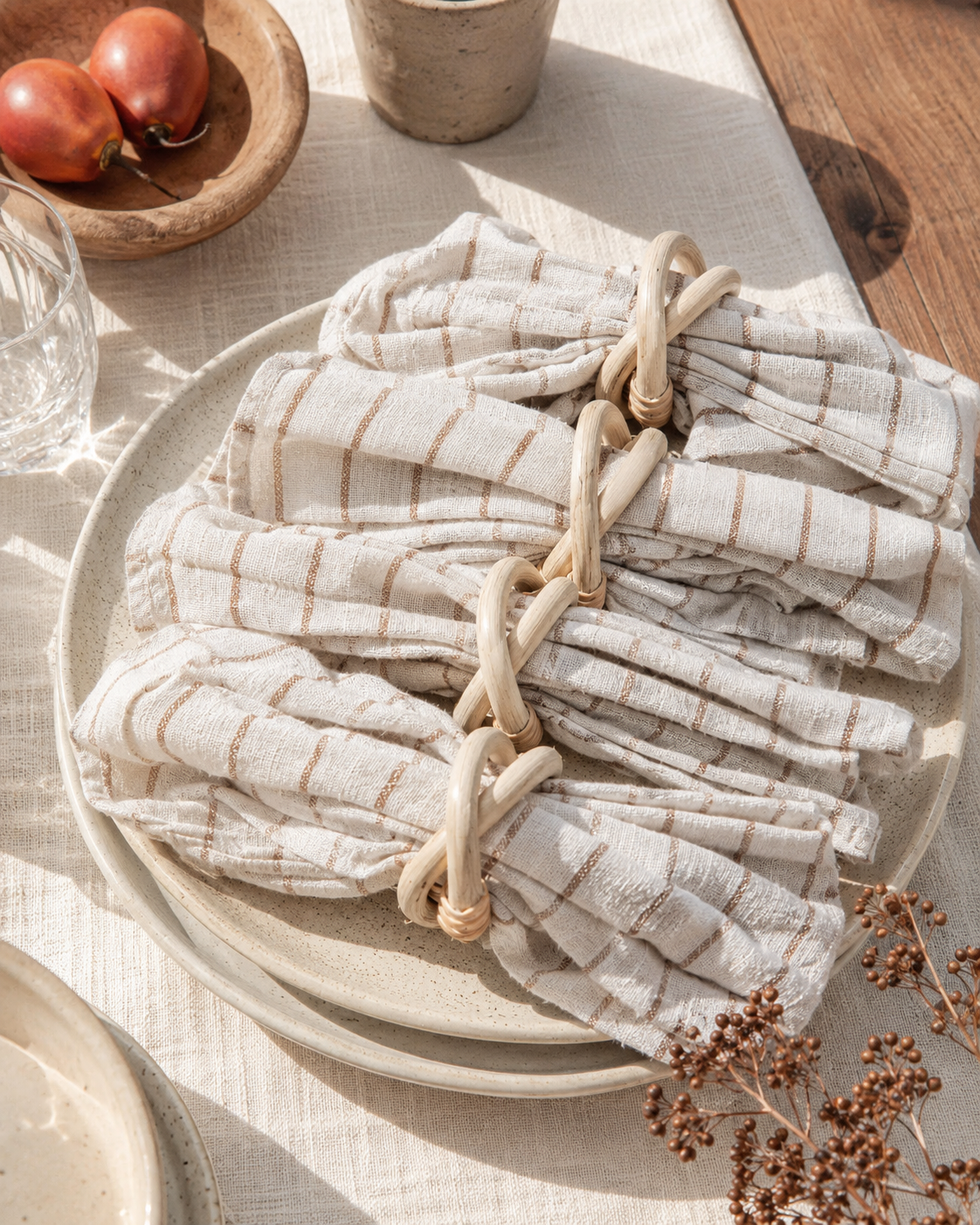 Rattan Napkin Rings