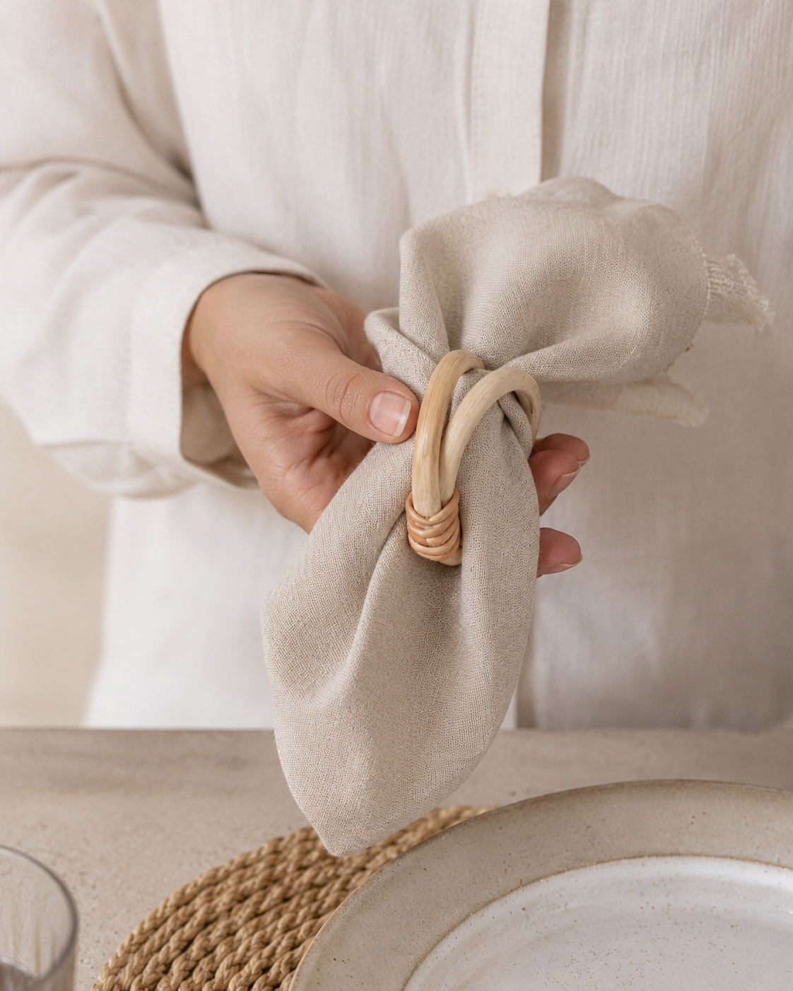 Rattan Napkin Rings