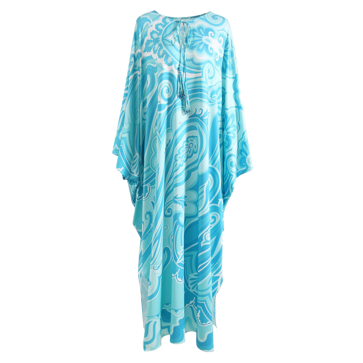Vibrant Printed Loose Maxi Dress