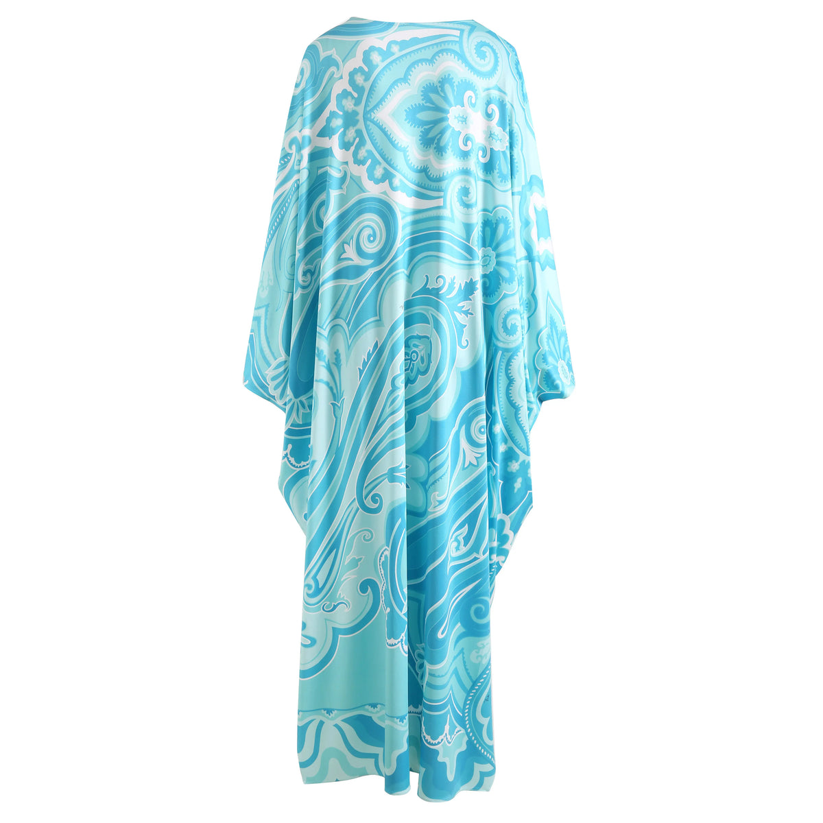 Vibrant Printed Loose Maxi Dress