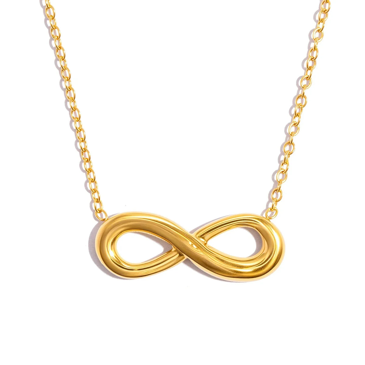 Limitless Gold Plated Pendant Necklace