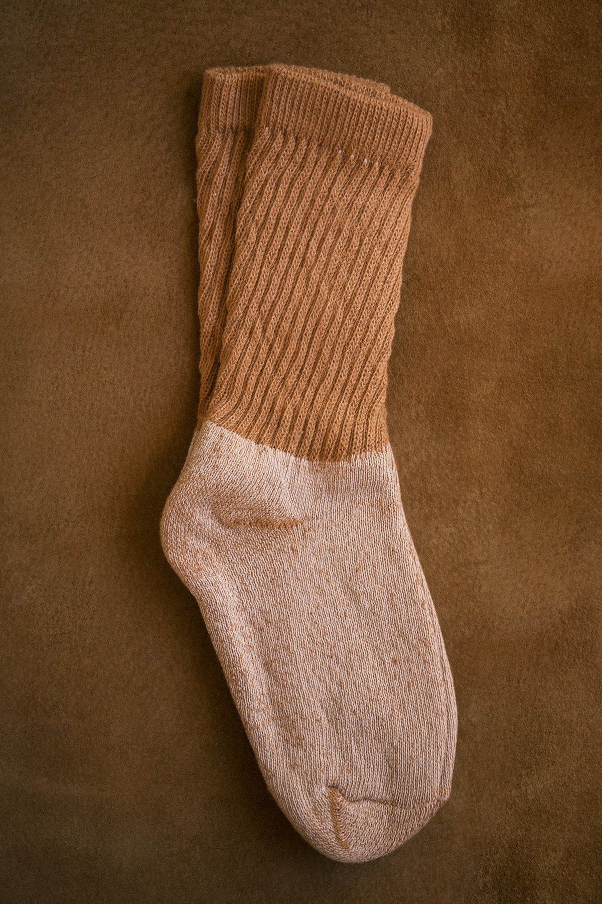 Organic Cotton Socks in Buffalo Brown 3-pack- LIMITED QUANTITIES, OUT OF STOCK UNTIL FURTHER NOTICE