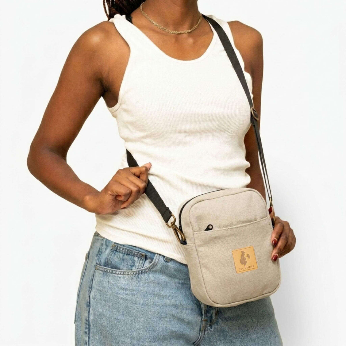 Canvas Crossbody Bag 2L | Rozi Convertible Sling