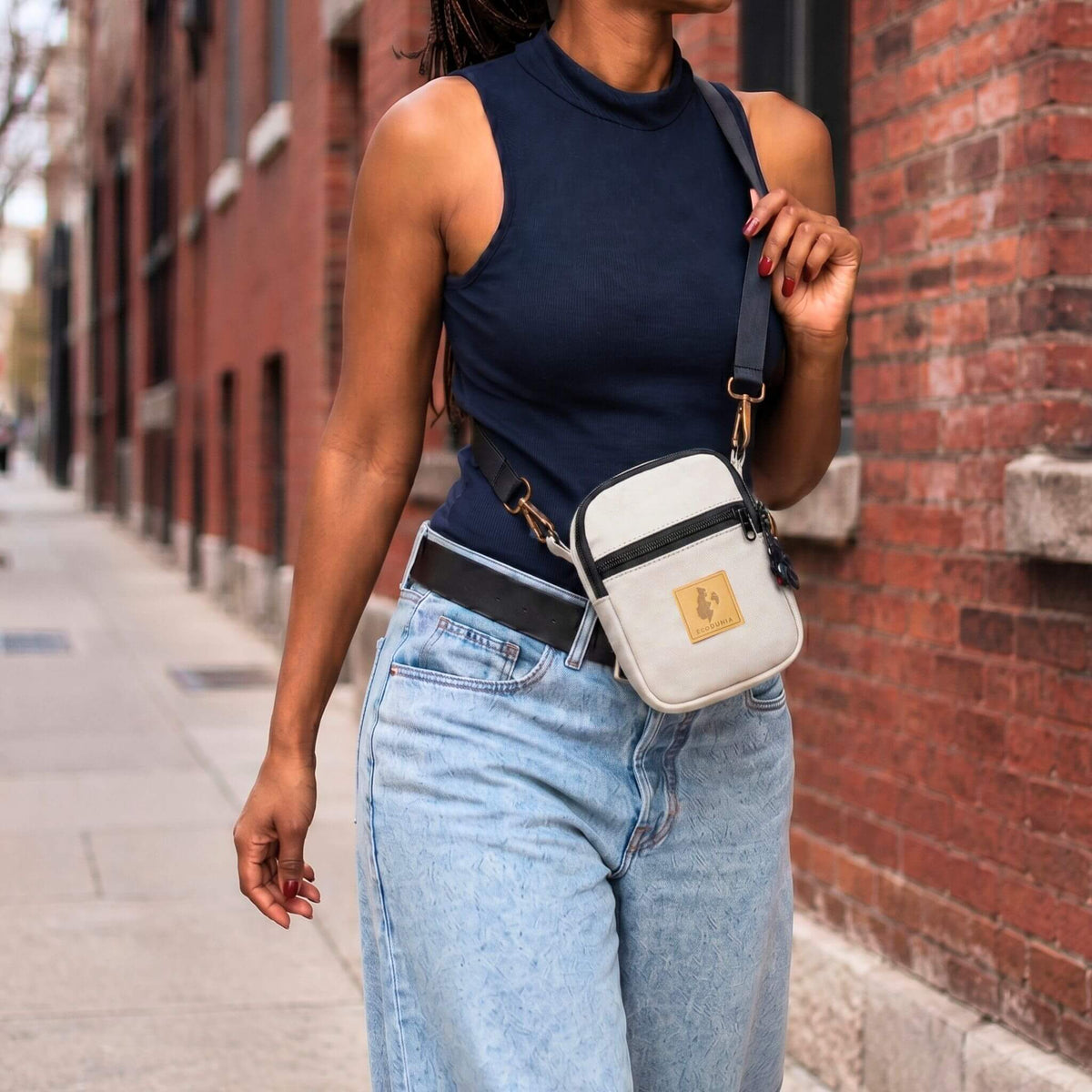Convertible Canvas Crossbody Sling Bag 1L | Rozi