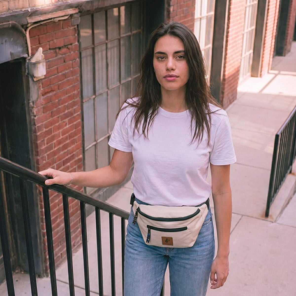 Canvas Crossbody Fanny Pack | Toni Bag