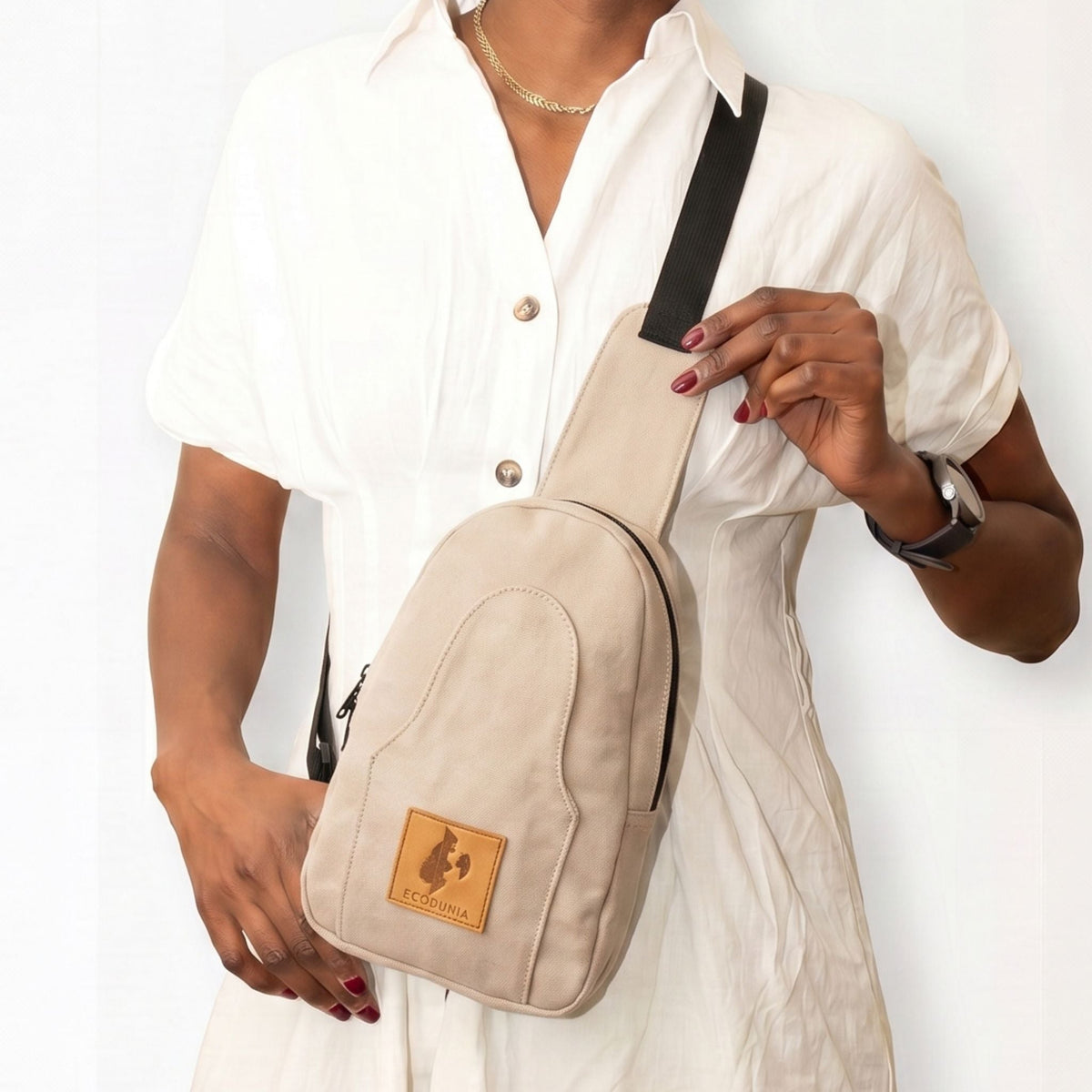 Small Canvas Crossbody Sling Bag | Buru