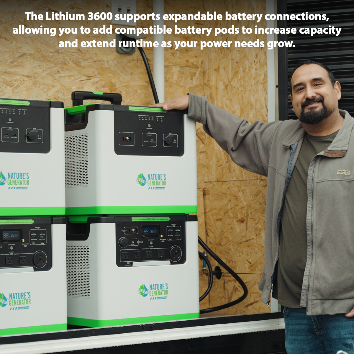 Nature's Generator L3600 Expandable Solar Generator