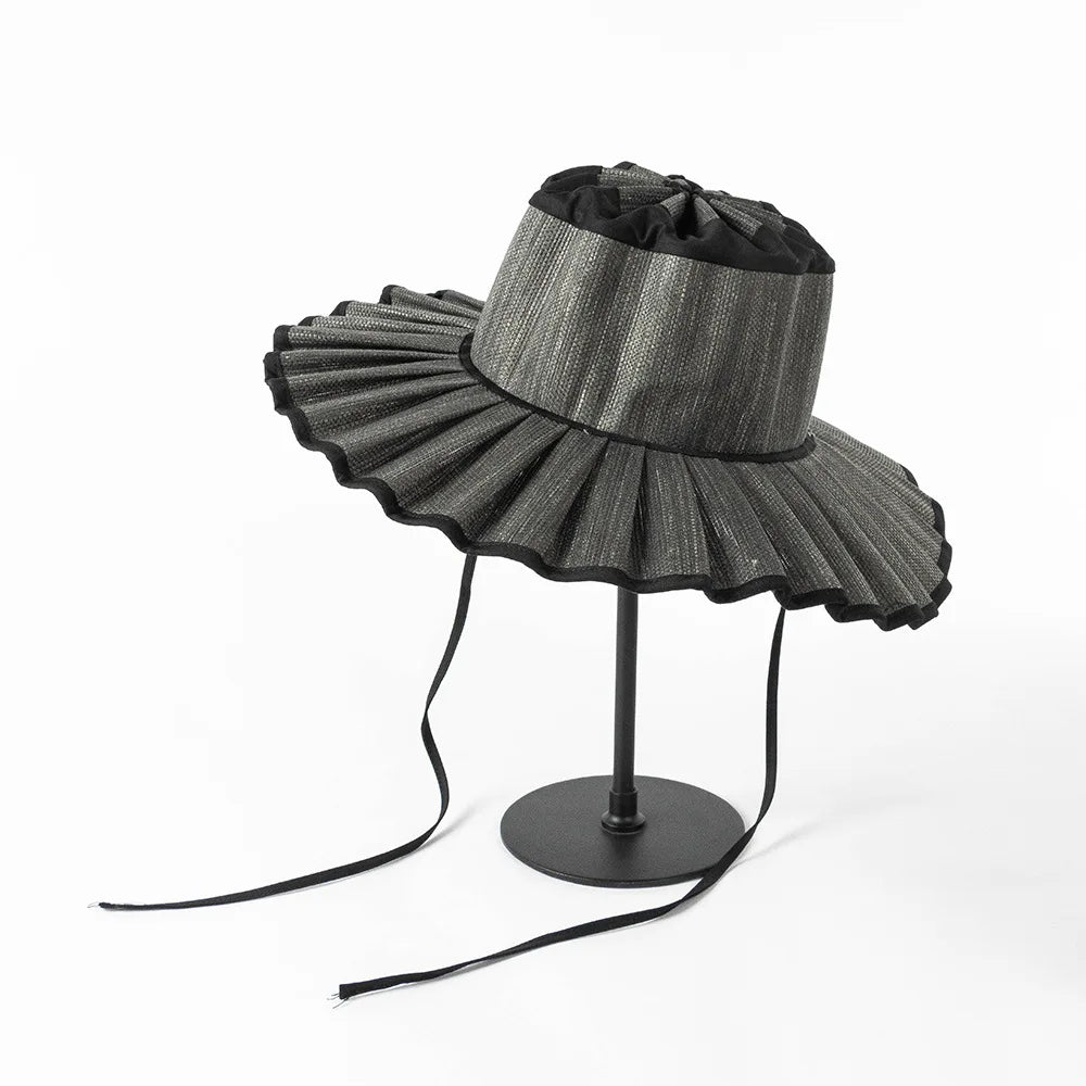 Limitless Straw Pleated Sun Hat