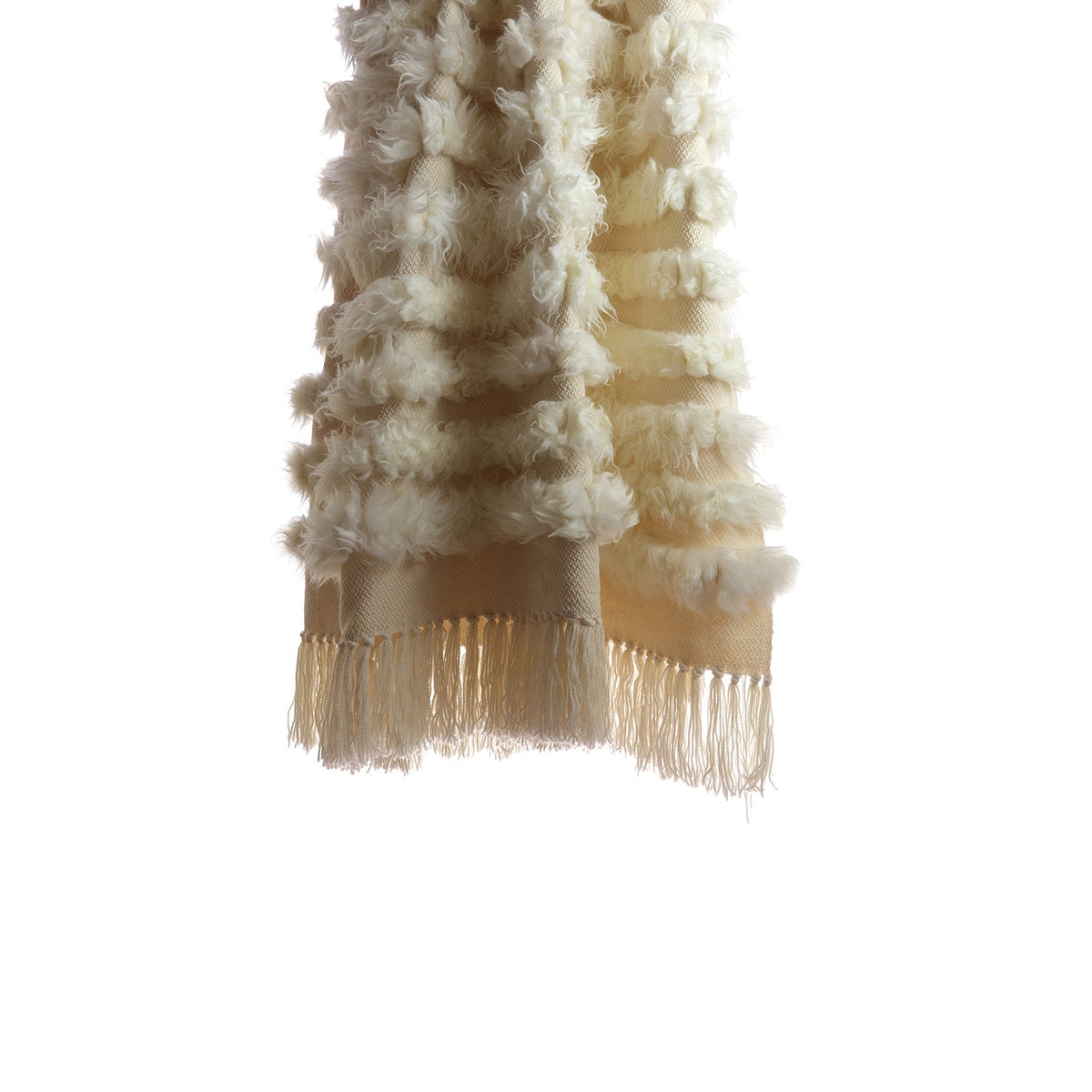 Lambskin Full Striped Blanket