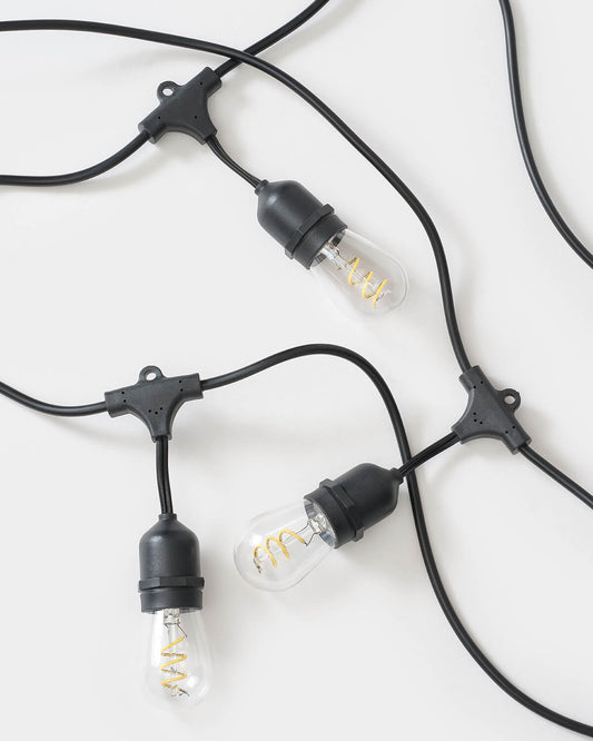 Spiral Hanging Plug-in String Lights