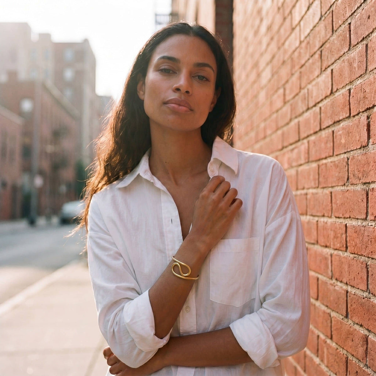 Spiral Wrap Brass Bracelet | Milele
