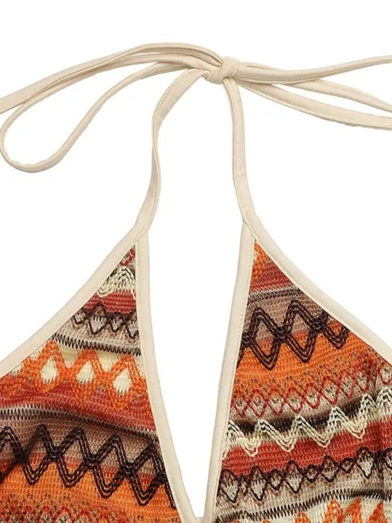 Sunset Drift Halter Jumpsuit