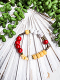 Tap Tap Bracelet - Chiefs - Yellow Red and White Game Day