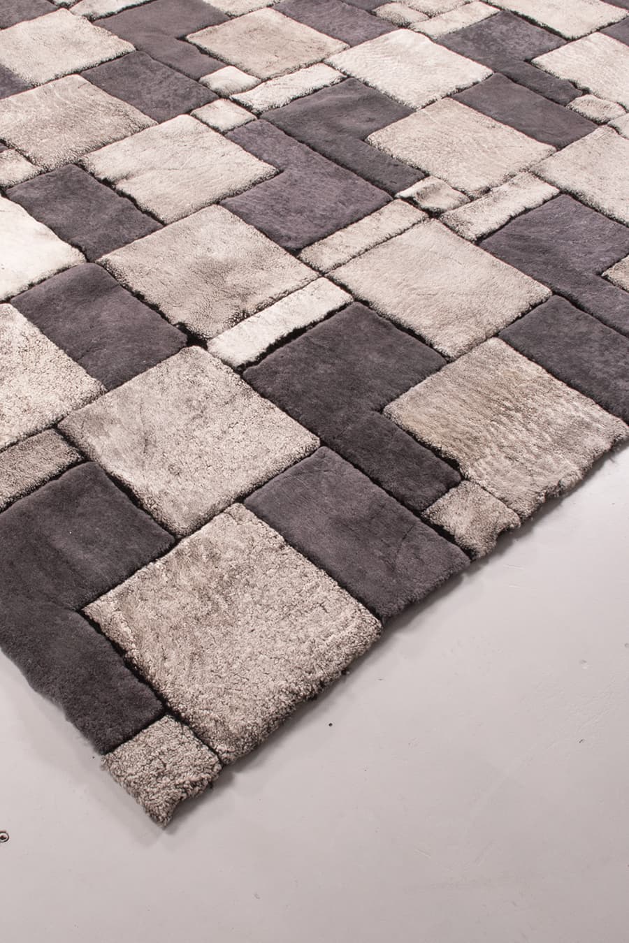 TETRIS HI & LOW – Dimensional Custom Shearling Rug