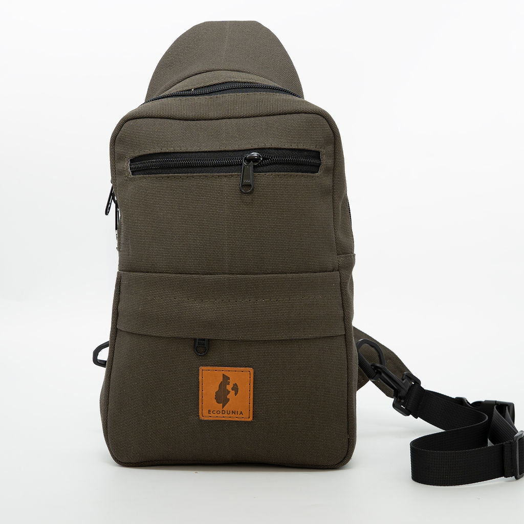 Large Canvas Crossbody Sling Bag | Umoja