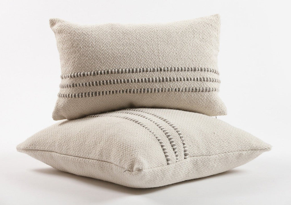 Grey Multi Striped Throw Blanket